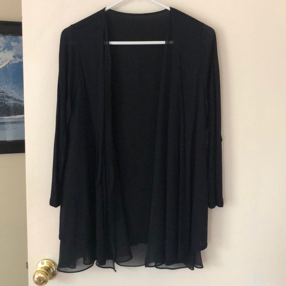 Flowy, Navy Japanese top